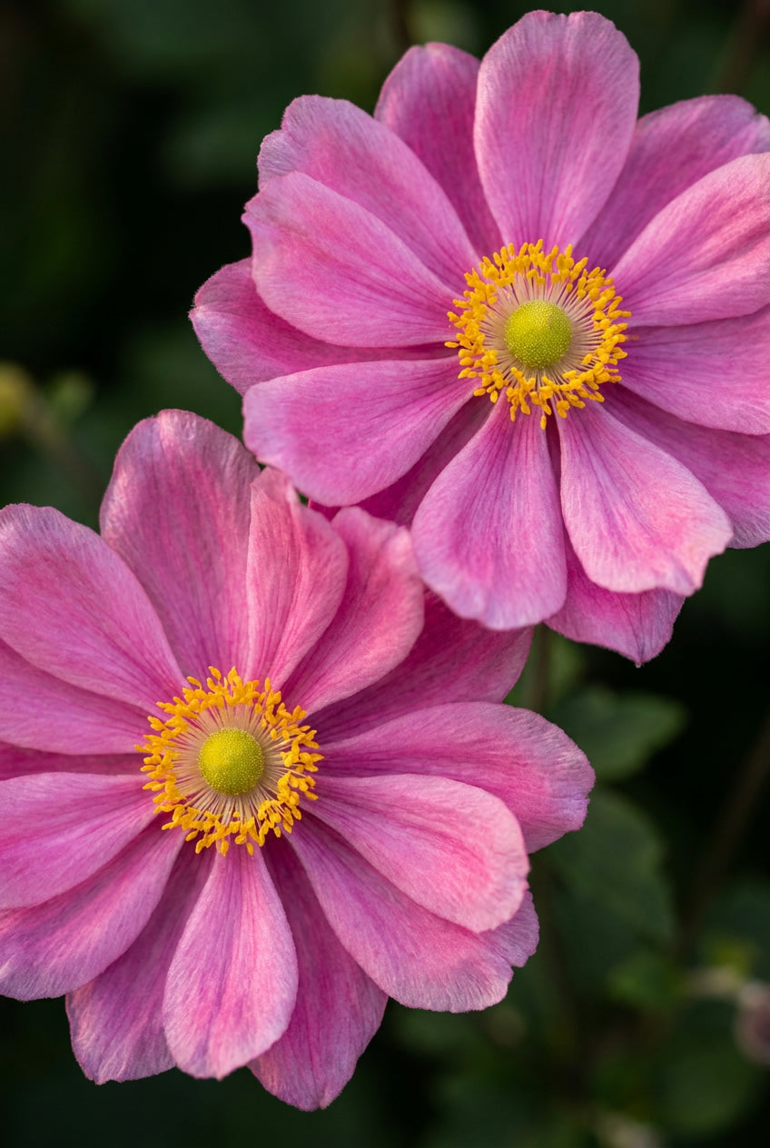 Anemone hybrida 'Rotkäppchen' bloem