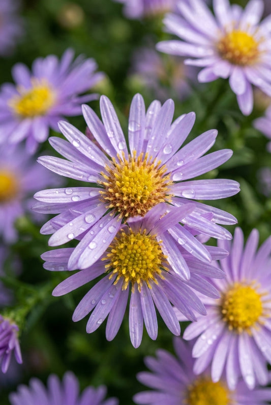 Aster amellus 'Glücksfund' bloem