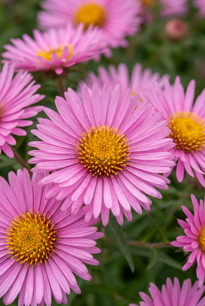 Aster novae-angliae 'Rudelsburg' bloem