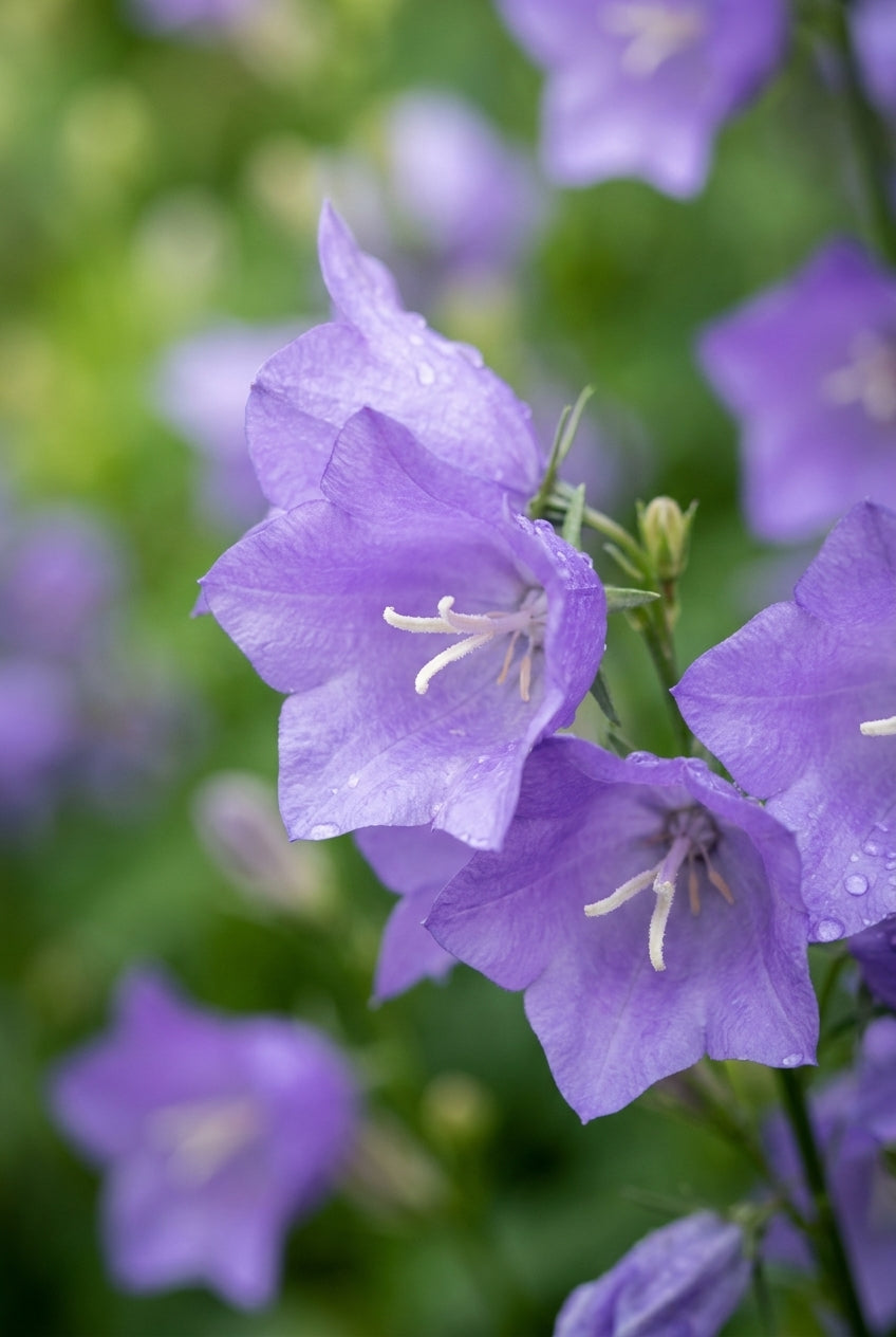 Campanula persicifolia 'Takion Blue' bloem