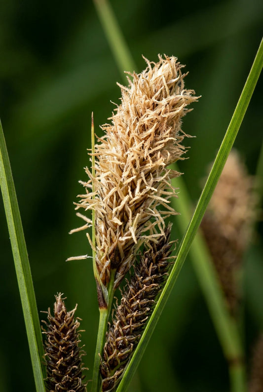Carex pendula bloem