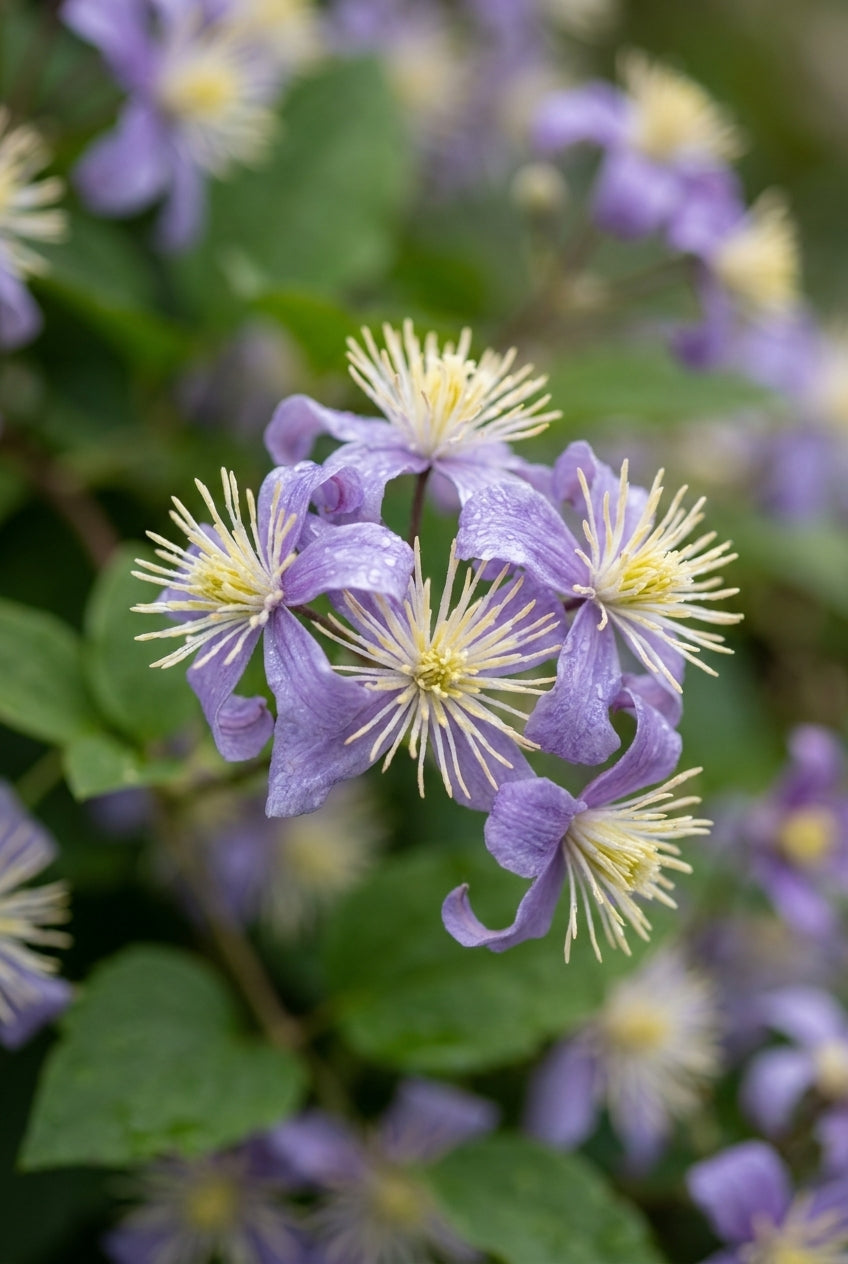 Clematis 'Mrs Robert Brydon' bloem