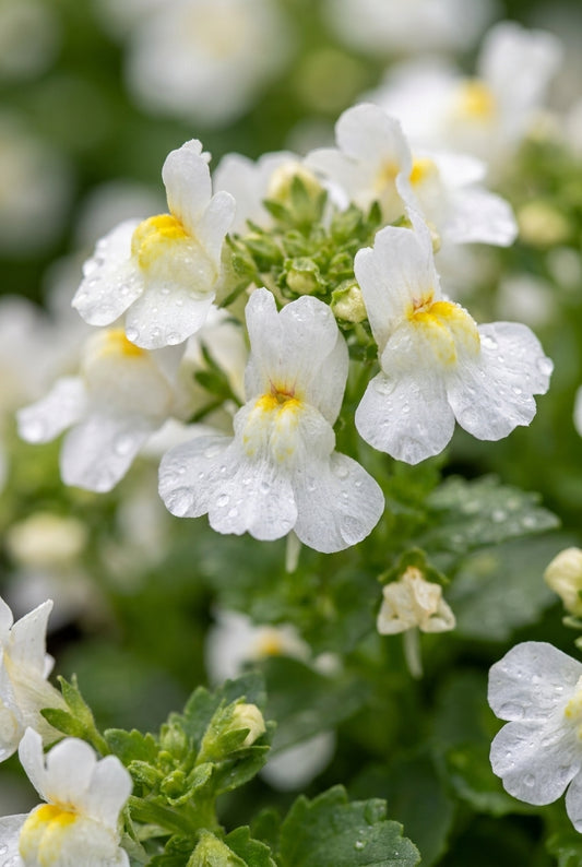 Cymbalaria pallida 'Alba' bloem