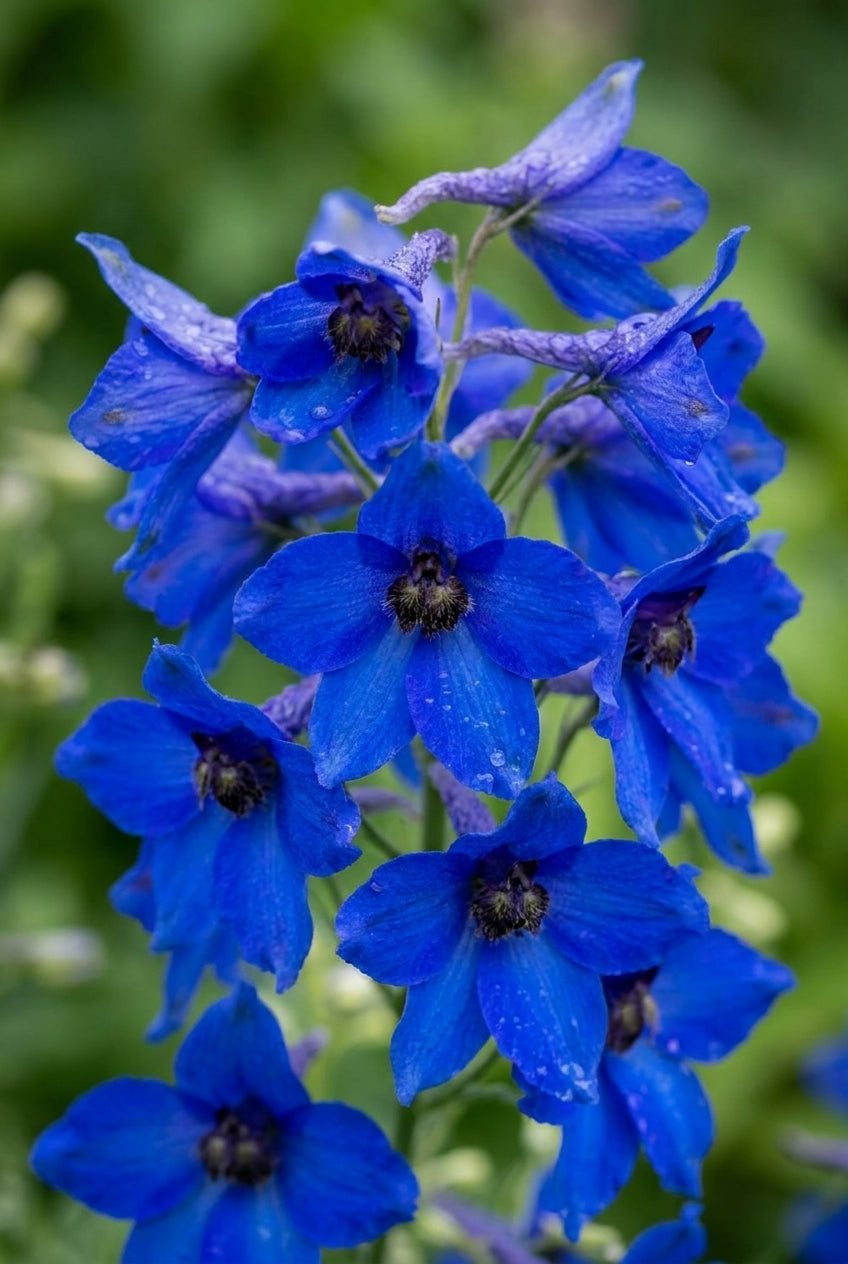 Delphinium (B) 'Völkerfrieden' bloem