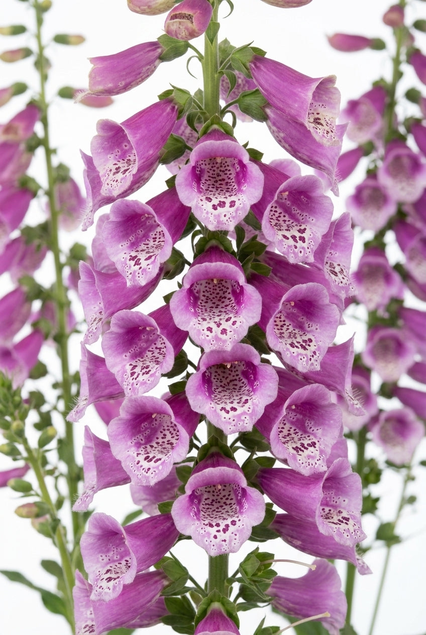 Digitalis purpurea 'Dalmatian Purple' bloem