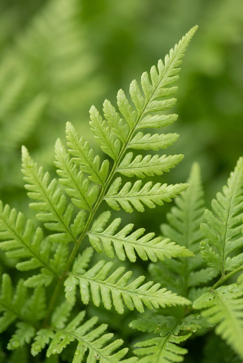 Dryopteris dilatata 'Lepidota Cristata' blad
