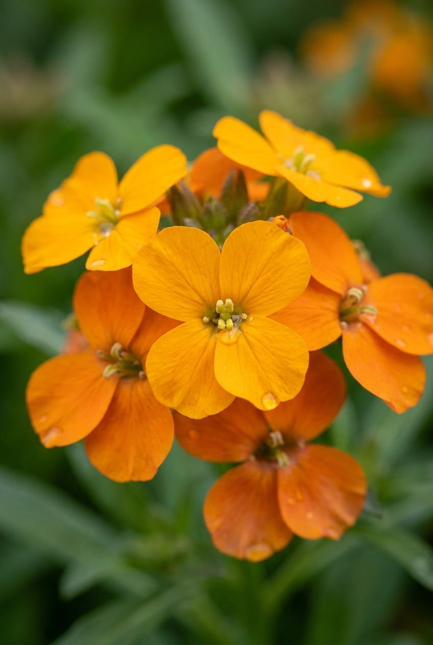 Erysimum 'Orange Flame' bloem
