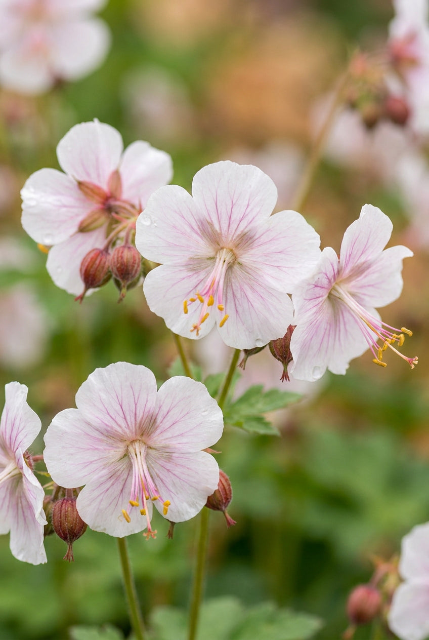 Geranium cantabrigiense 'Biokovo' bloem