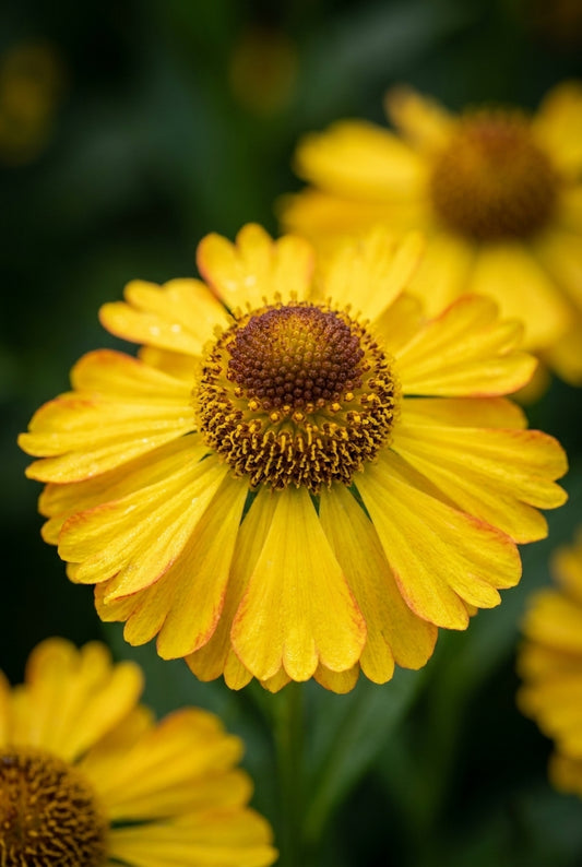 Helenium 'Septembergold' bloem