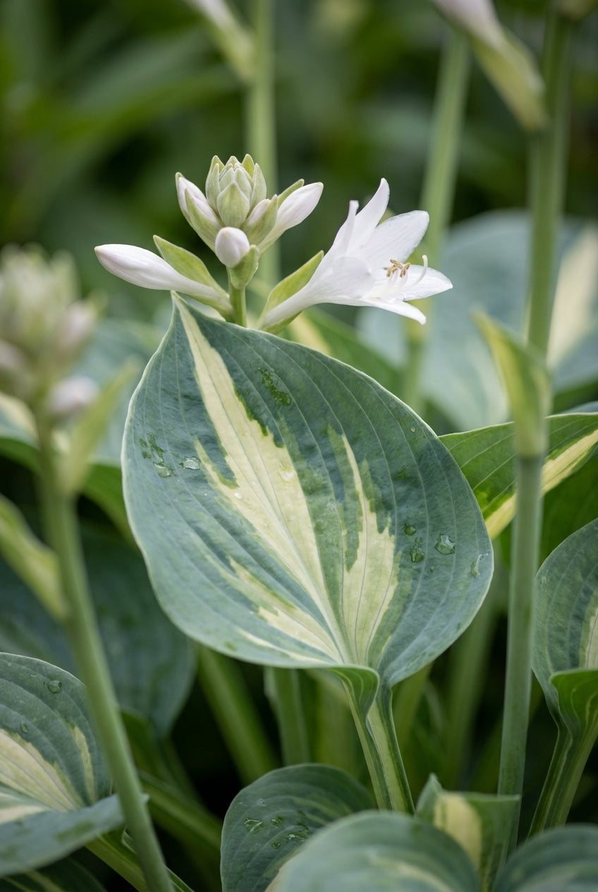 Hosta 'Dream Queen' bloem