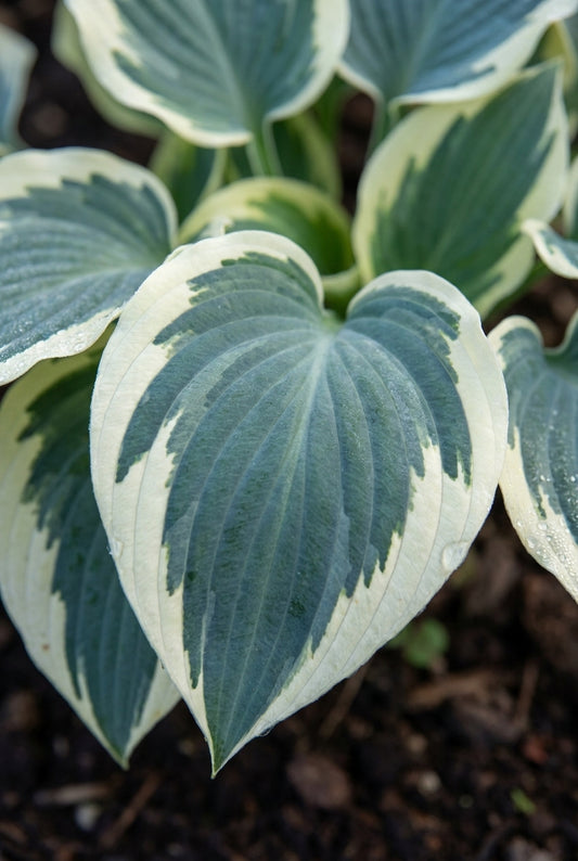 Hosta 'Firn Line' bloem