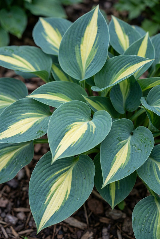 Hosta 'Grand Marquee' bloem