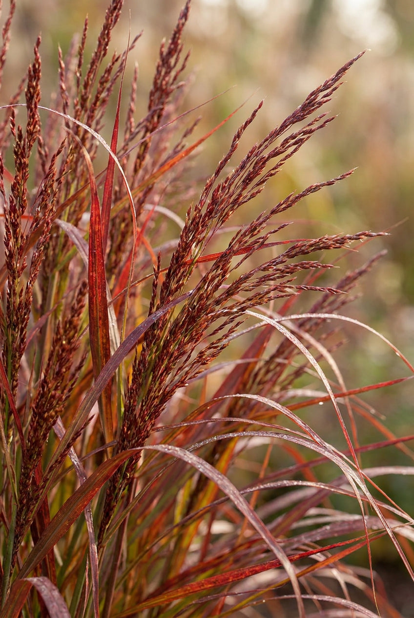 Panicum virgatum 'Nican' blad