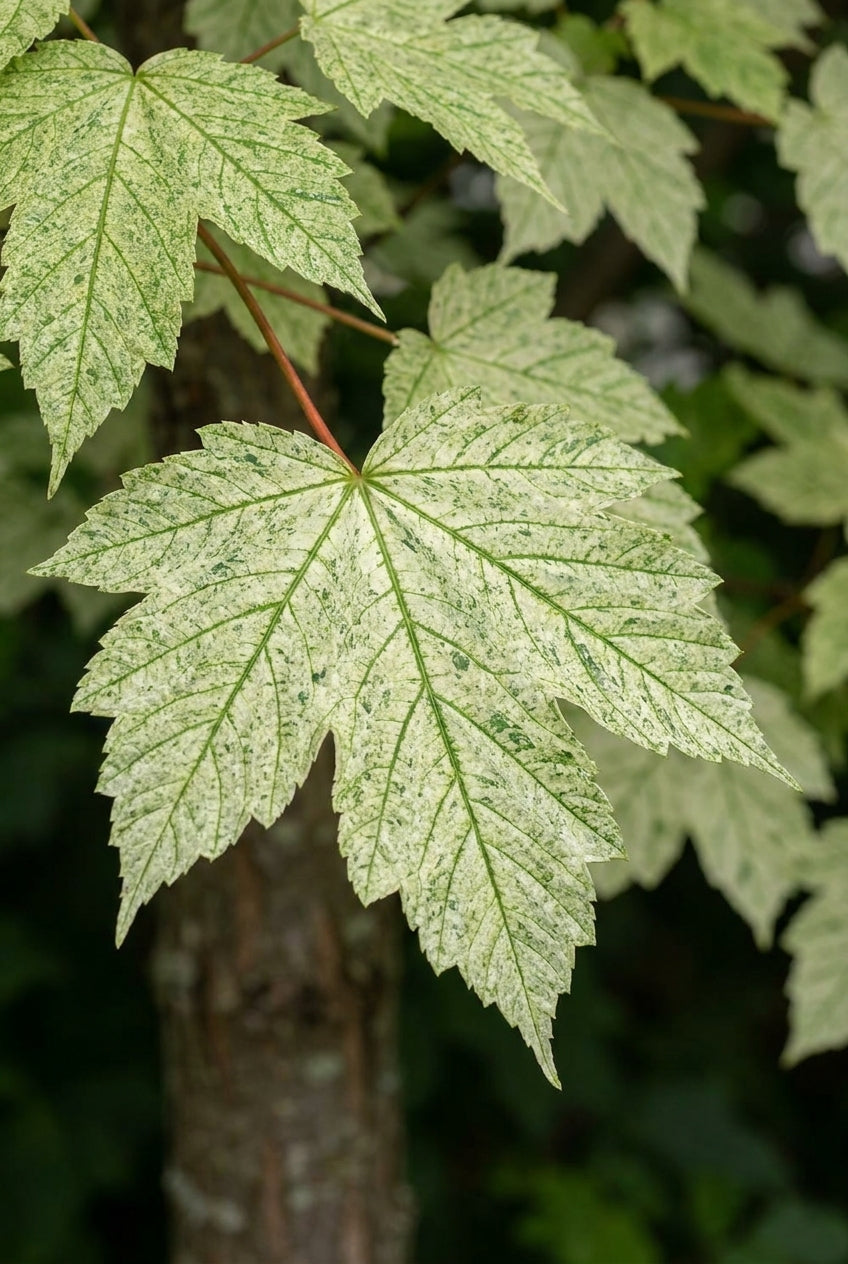 Acer platanoides 'Deborah' Tuinplanten blad