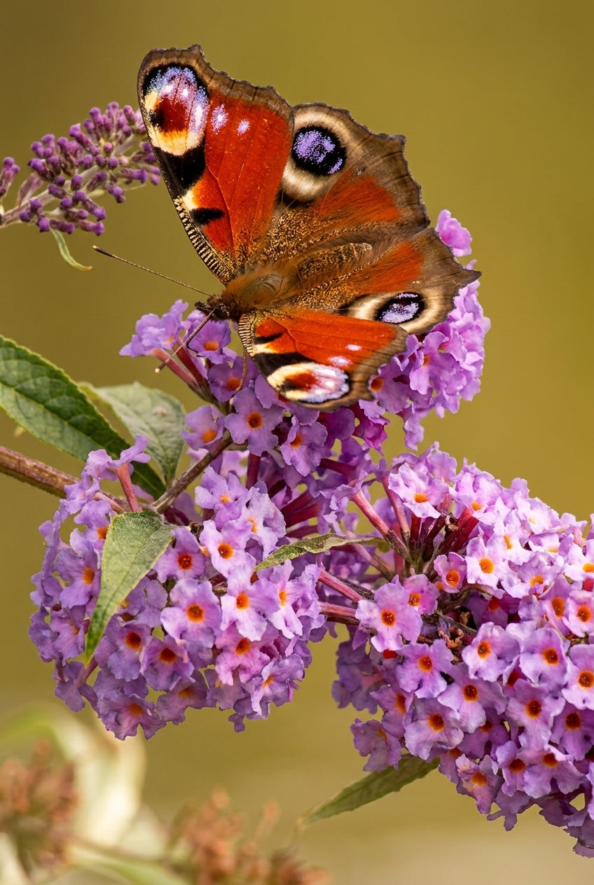 Buddleja delavayi meerstammig / struik bloem