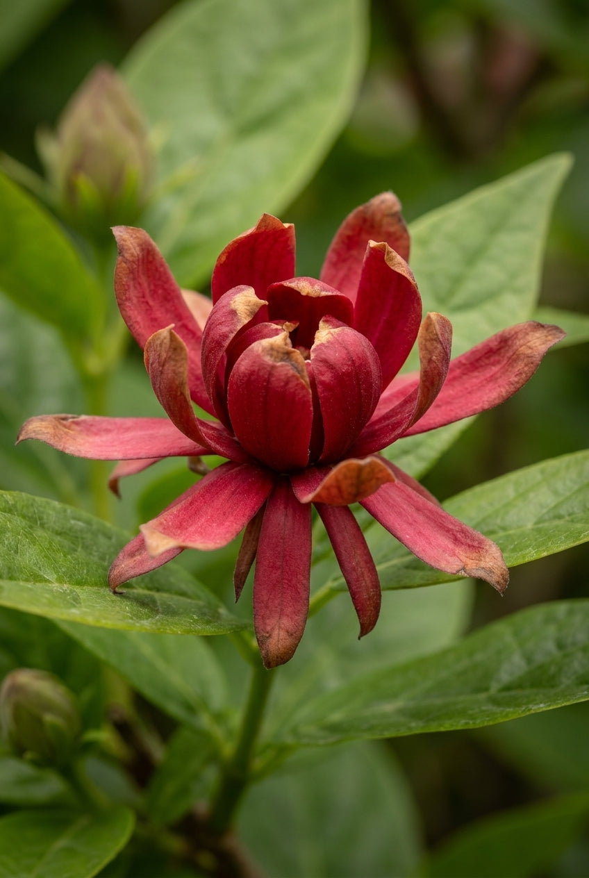 Calycanthus occidentalis Tuinplanten bloem