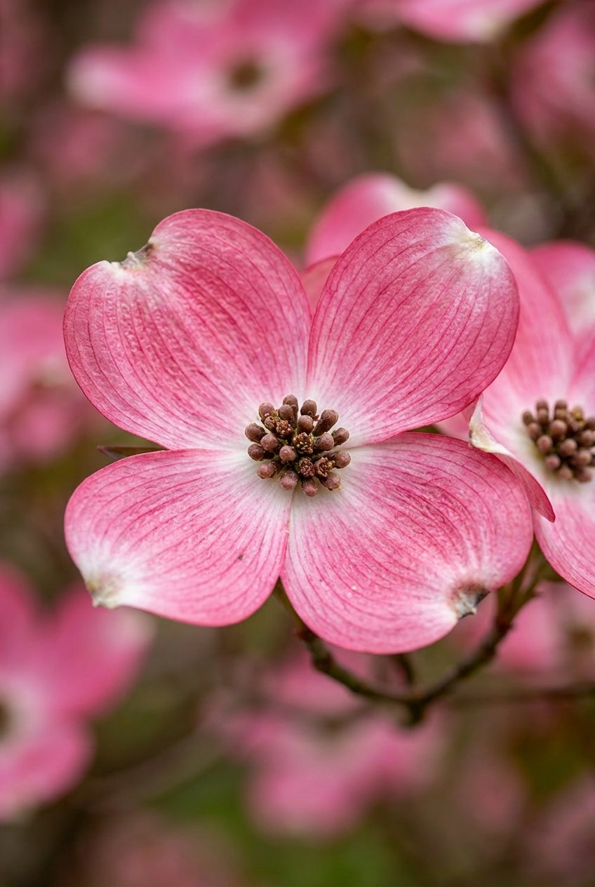 Cornus florida 'Rutnut' meerstammig / struik bloem