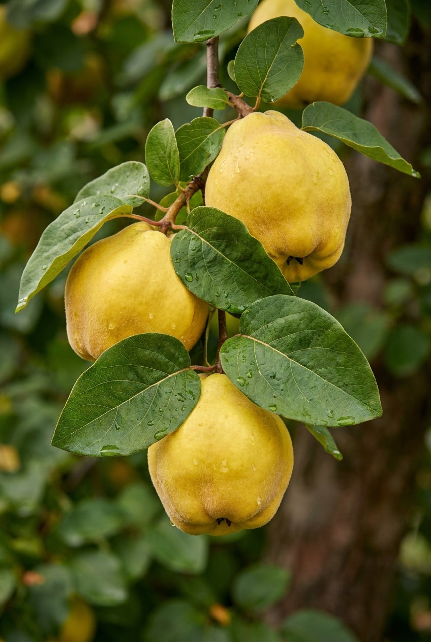 Cydonia oblonga 'Ludovic' meerstammig / struik blad