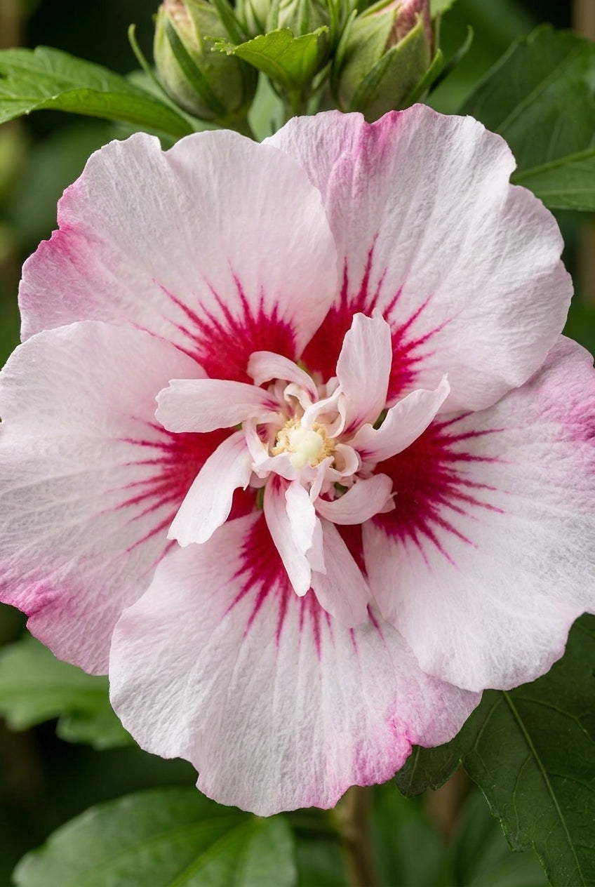 Hibiscus syriacus haagplant bloem