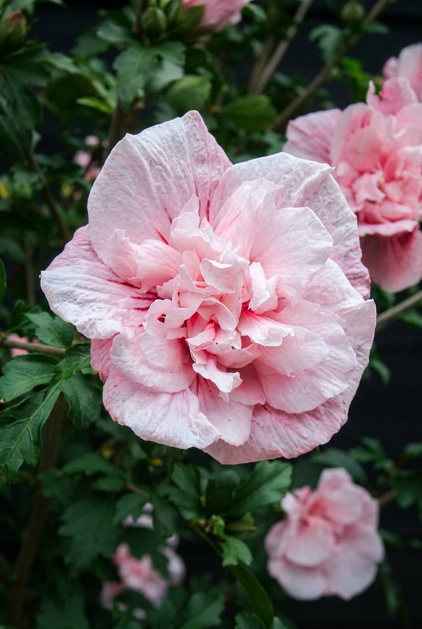 Hibiscus syriacus 'Jwnwood4' meerstammig / struik bloem