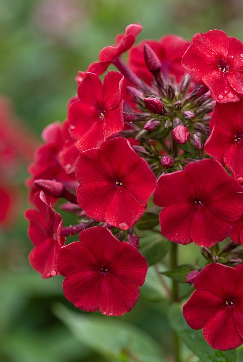 Phlox (P) 'Red Riding Hood' bloem