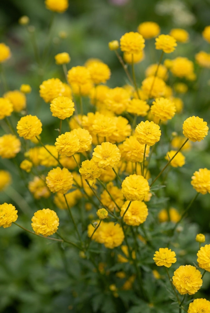 Ranunculus acris 'Multiplex' bloem