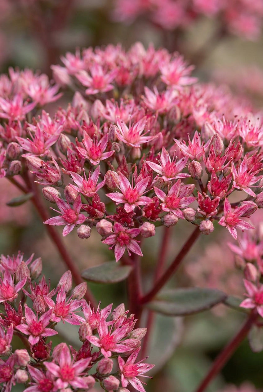 Sedum 'Robustum' bloem