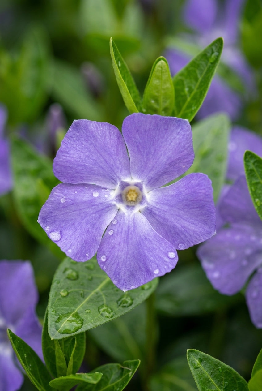 Vinca major bloem