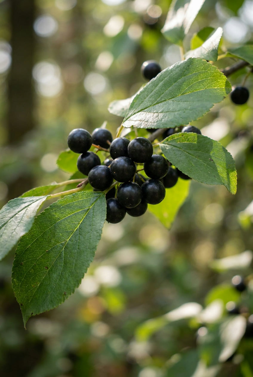 Rhamnus cathartica haagplant vrucht