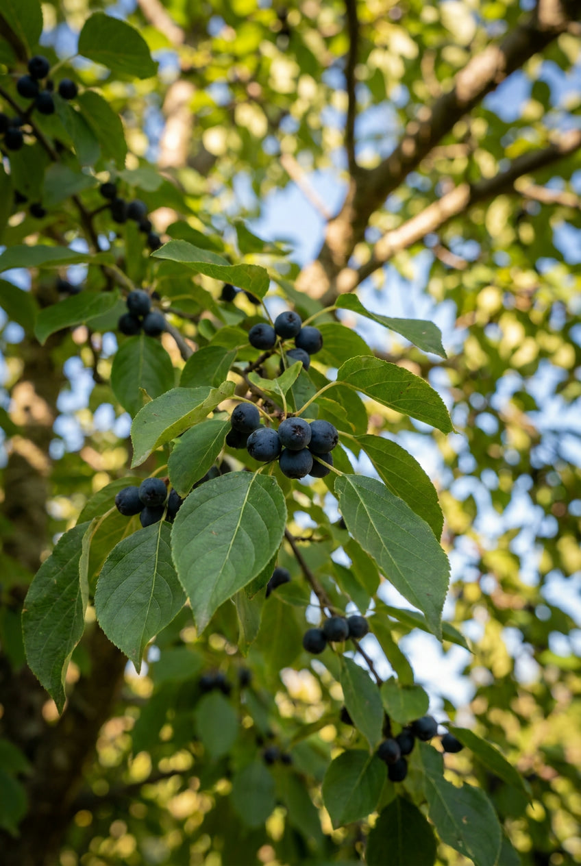 Rhamnus cathartica haagplant blad