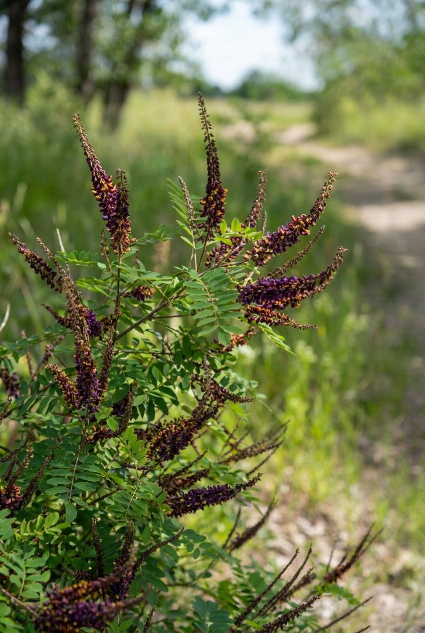 Amorpha fruticosa meerstammig / struik blad