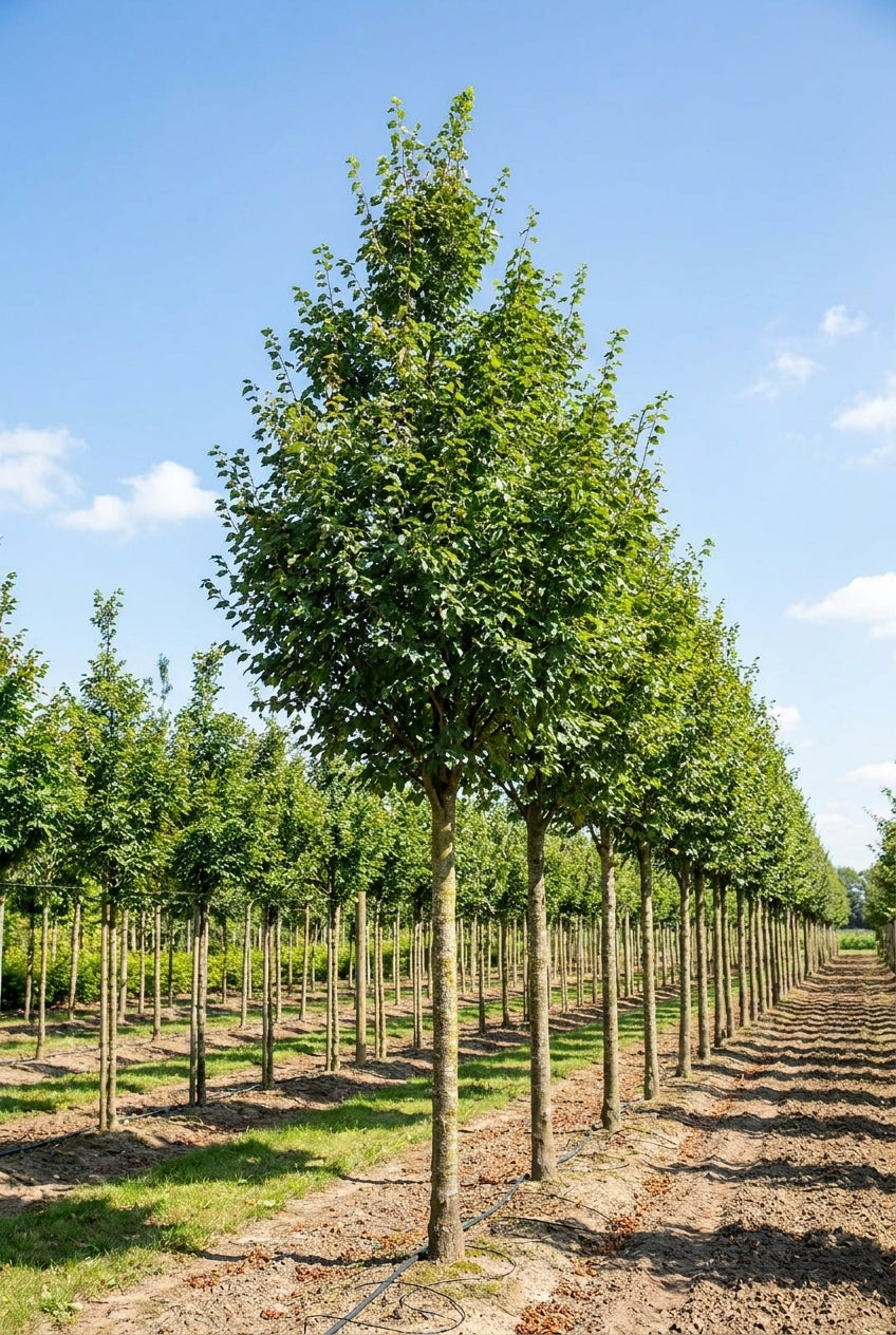 Acer rubrum 'Sun Valley' op stam op stam