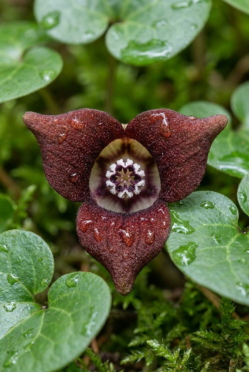 Asarum europaeum bloem