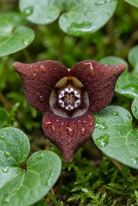 Asarum europaeum bloem