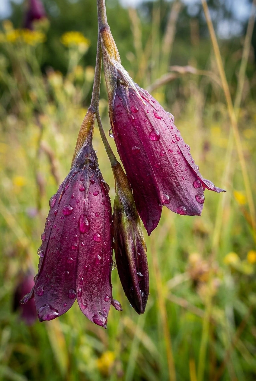 Dierama pulcherrimum 'Dark Cerise' bloem