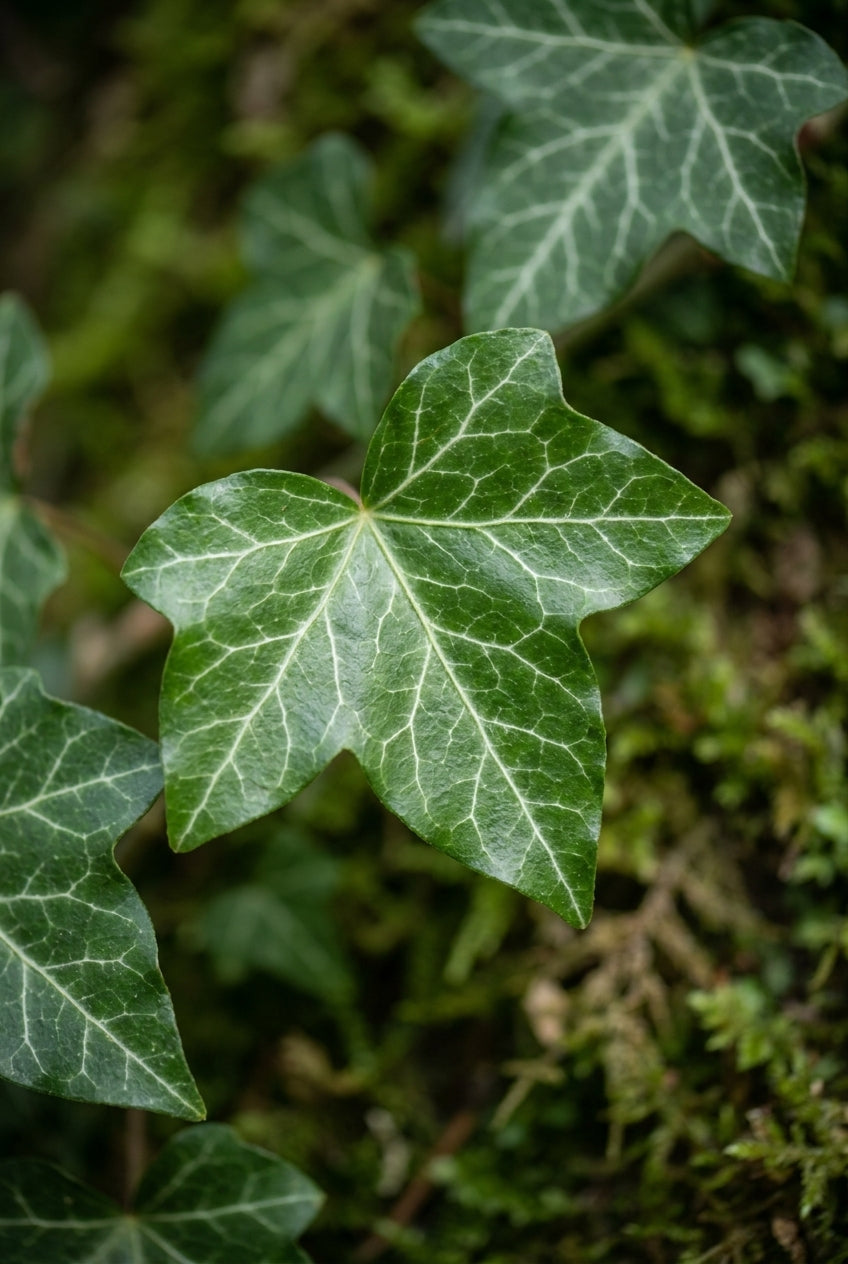 Hedera helix 'Normandy Carpet' blad