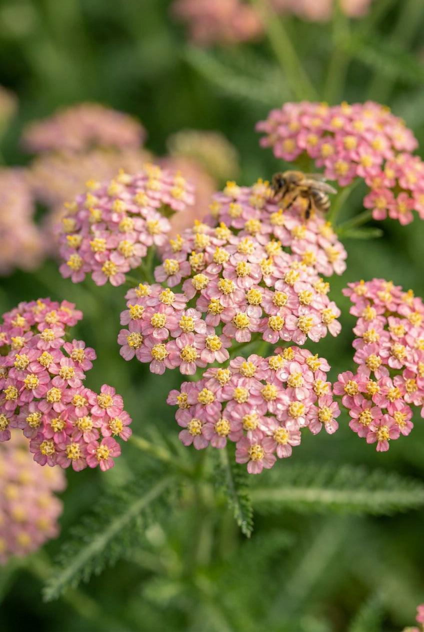 Achillea millefolium 'Heidi' bloem