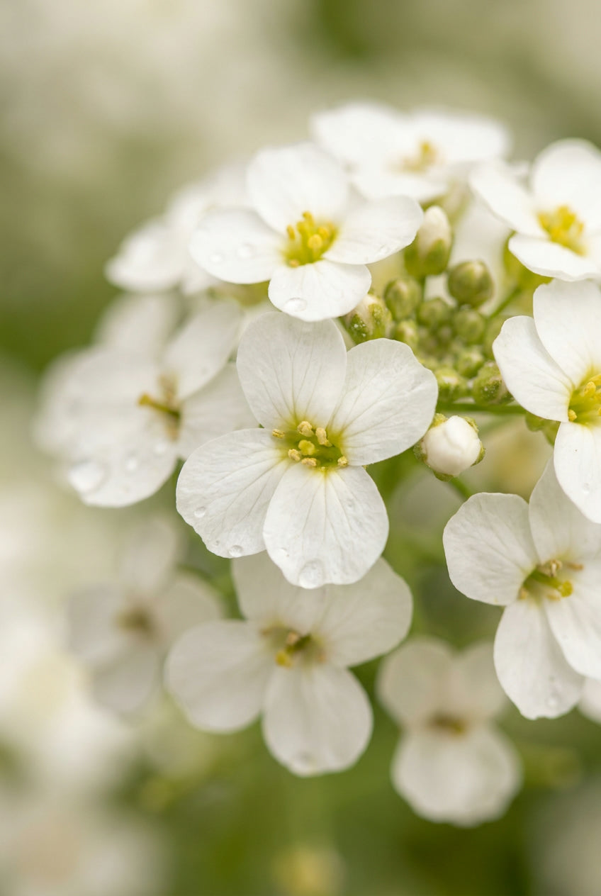 Arabis caucasica 'Bakkely' bloem