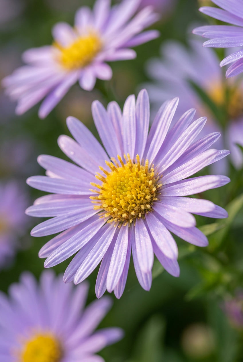 Aster amellus 'Danzig' bloem