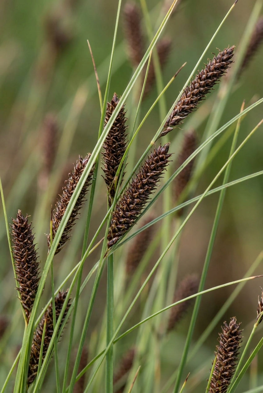 Carex flacca 'Buis' bloem
