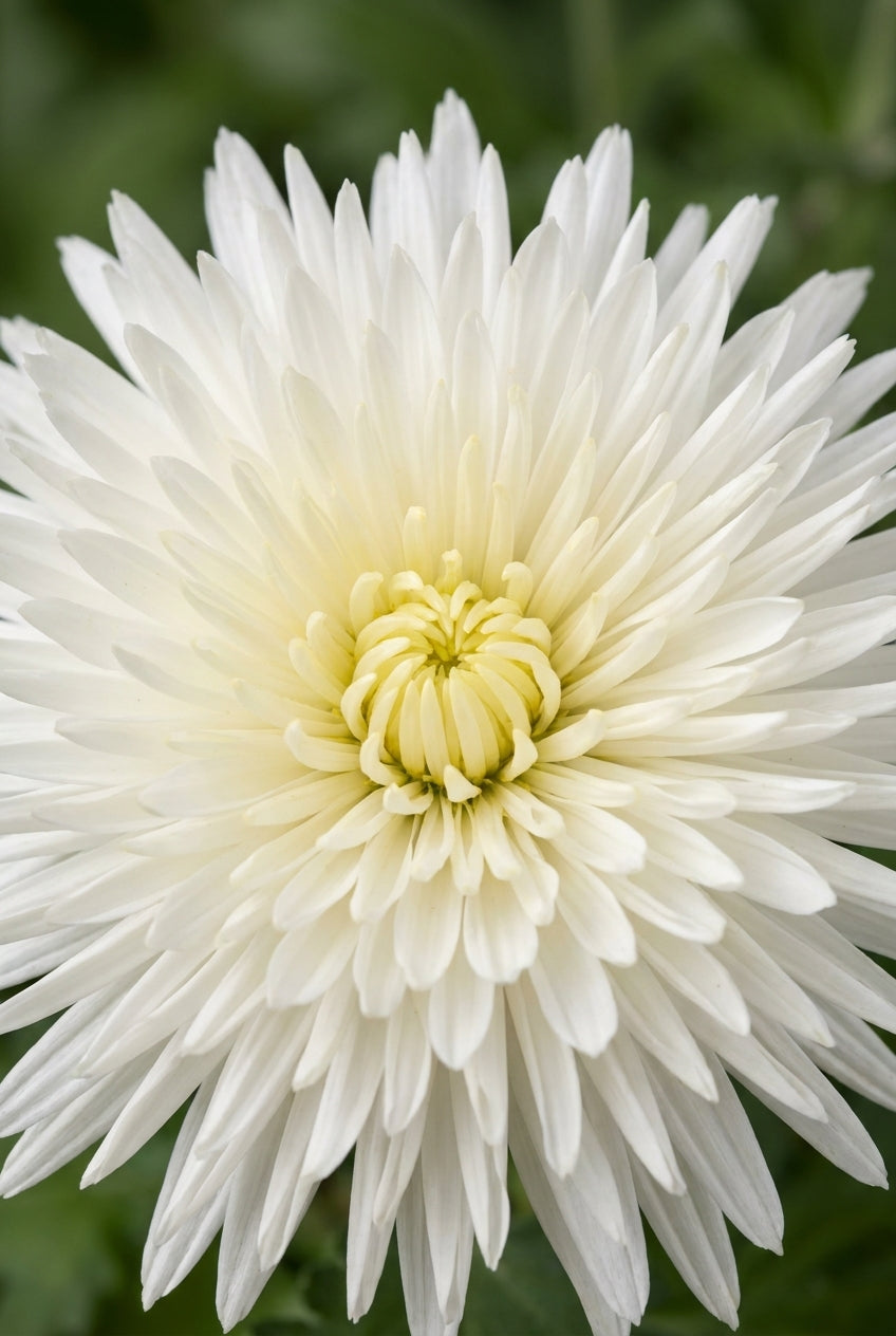 Chrysanthemum (I) 'Havelschwan' bloem