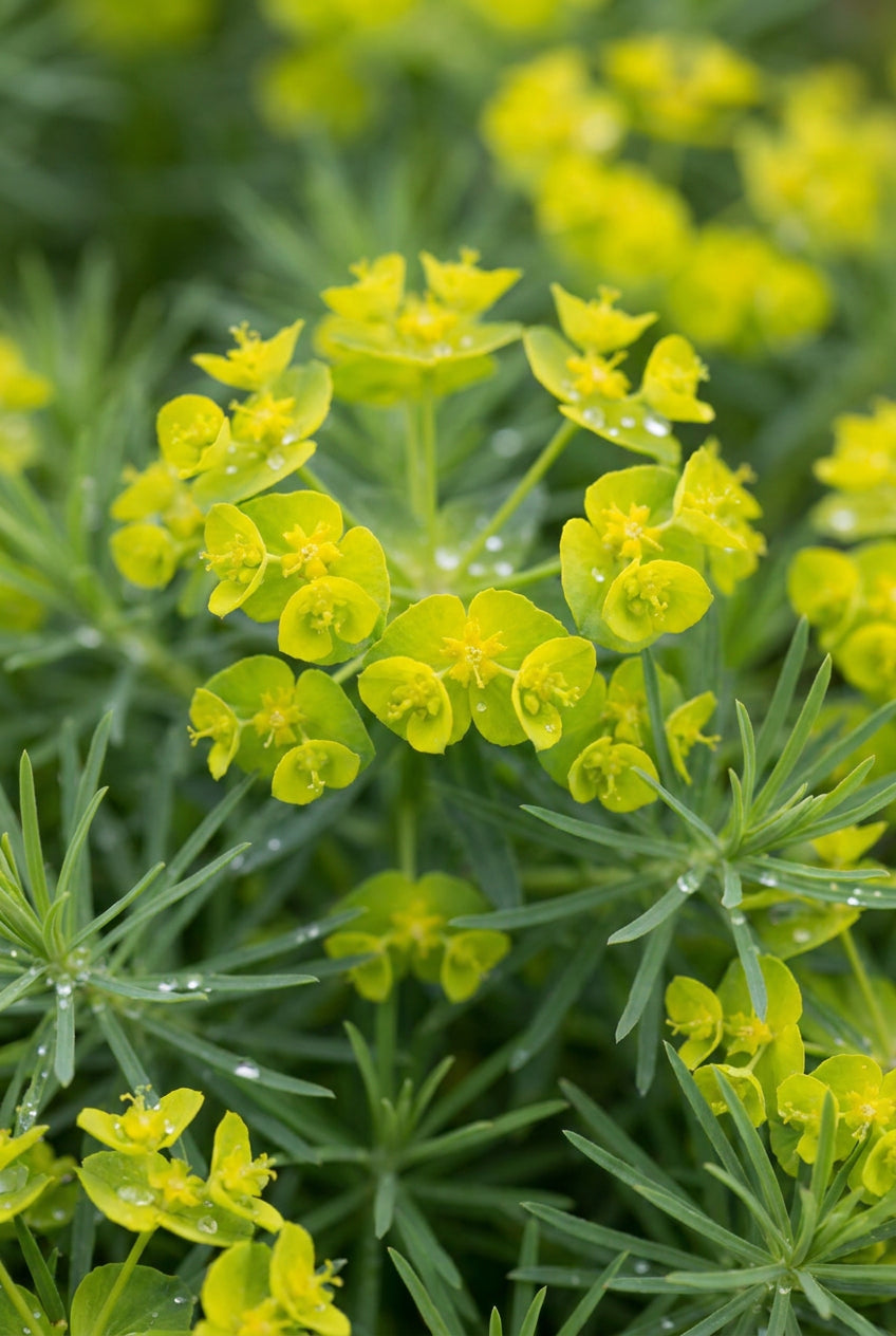 Euphorbia virgata 'Betten' bloem