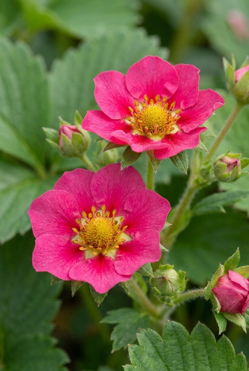 Fragaria 'Stickbolwi' bloem