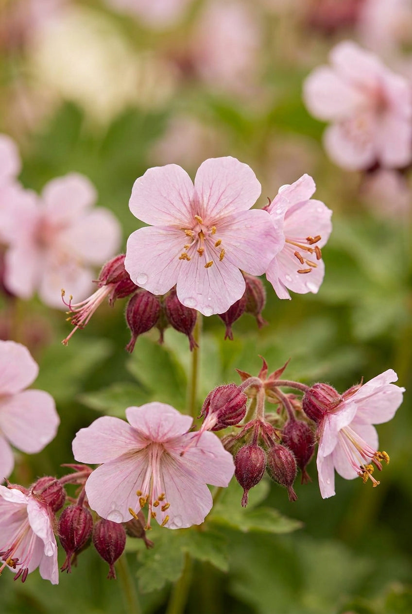 Geranium macrorrhizum 'Spessart' bloem