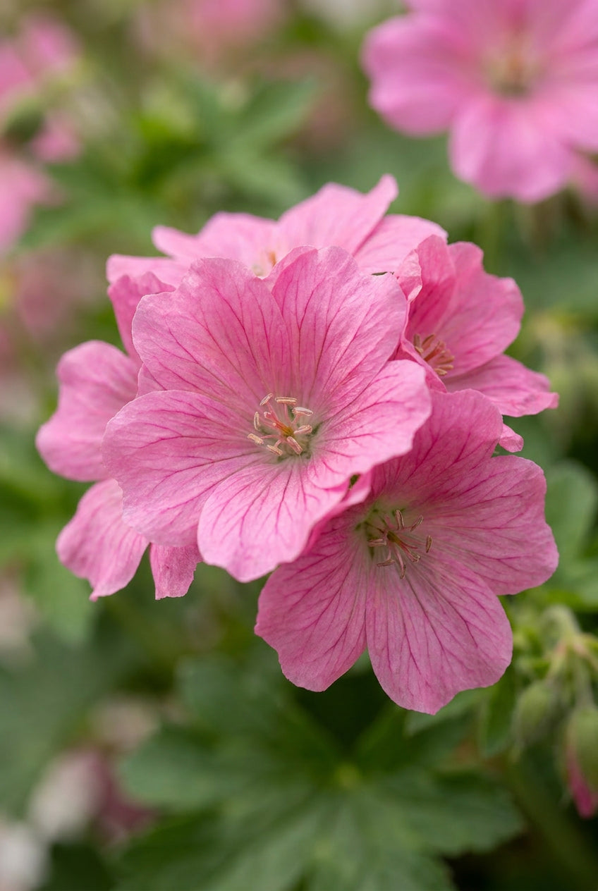 Geranium oxonianum 'Wageningen' bloem