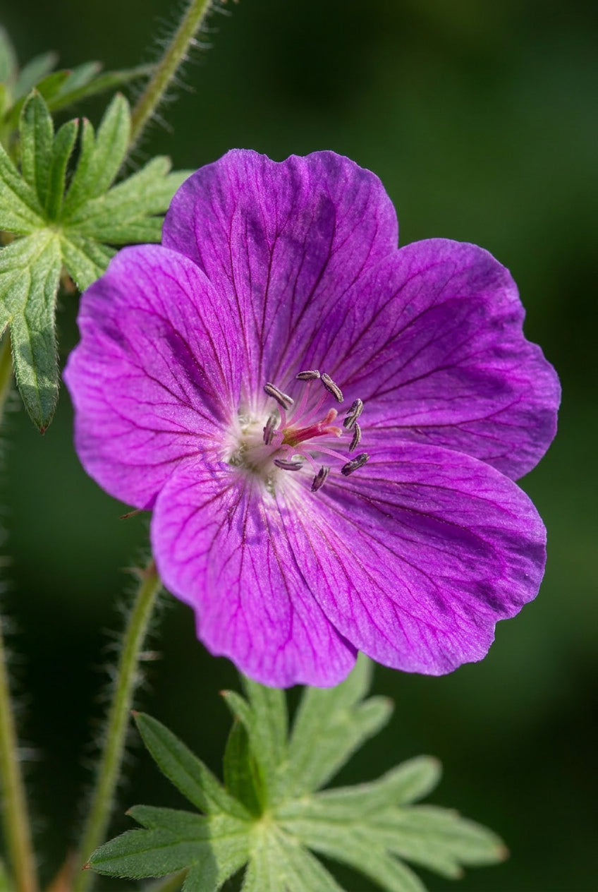 Geranium sanguineum 'Feu d'Automne' bloem