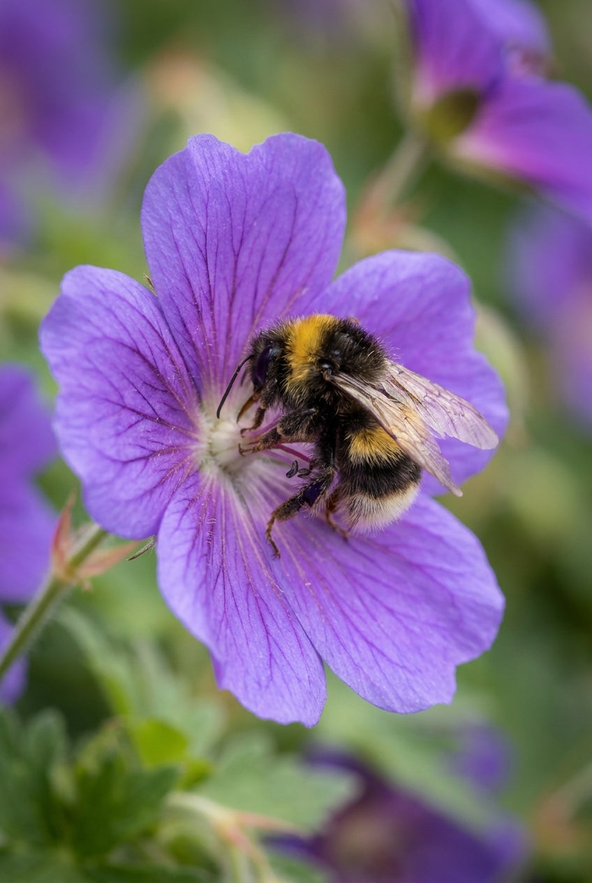 Geranium yesoense nipponicum bloem