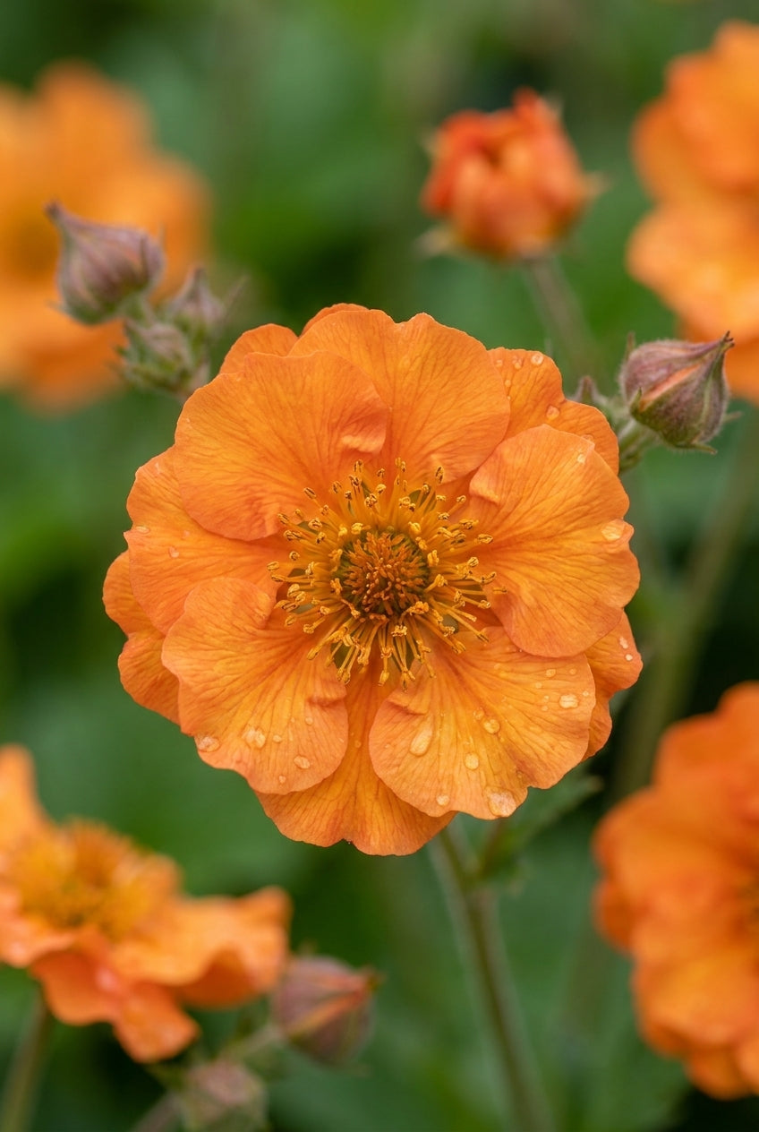 Geum chiloense 'Dolly North' bloem