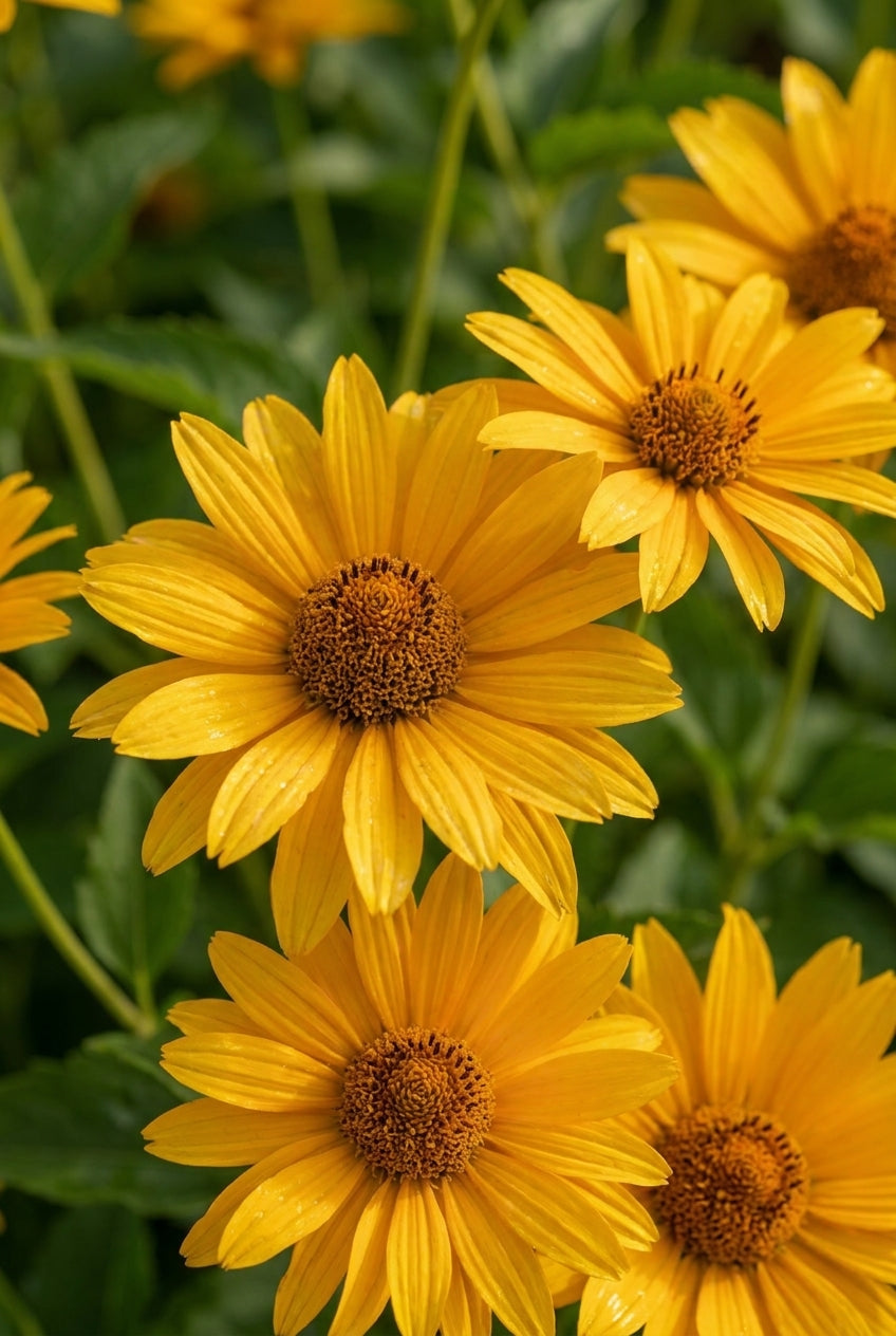 Heliopsis helianthoides 'Mars' bloem