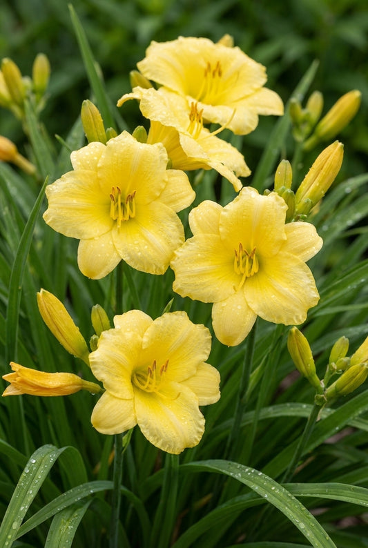Hemerocallis 'Fragrant Reflection' bloem